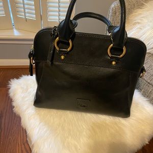 Dooney and Bourke black Florentine Cameron satchel.